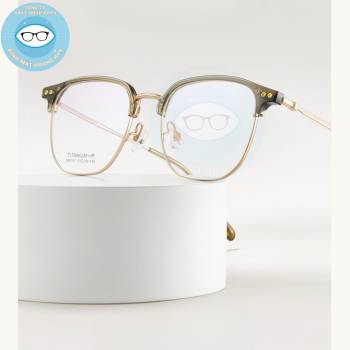 Gọng nhựa càng kính titanium mã 8151